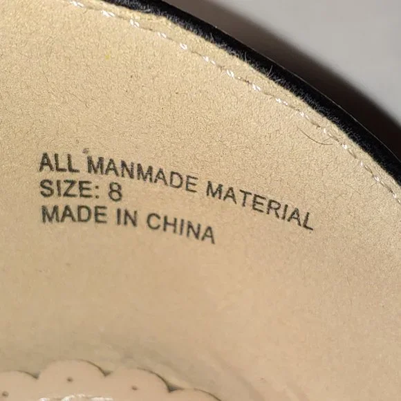 Restricted Woven Flats Size 8 Black Brown Tan - Picture 2 of 9